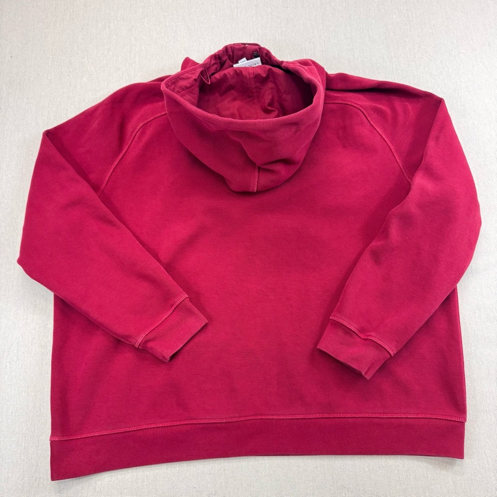 Vintage Lacoste Wine Hoodie Jumper Men’s 4XL big front pocket - Picture 13 of 13